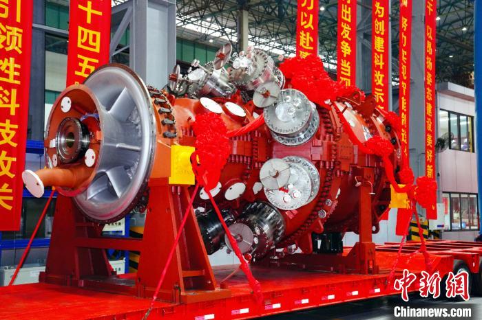 F级50MW重型燃机。　918博天堂·(中国区)旗舰厅汽轮机有限公司供图